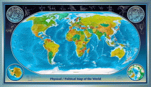 Географическая карта-Мир (Земля)-Physical_Political_World_Map.jpg