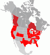 Bản đồ-Bắc Mỹ-North_America_USL_Premier_League_Map_2009.png