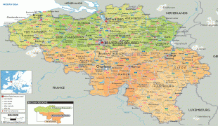 Bản đồ-Bỉ-Belgium-political-map.gif