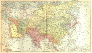 Географическая карта-Азия-1914_map_of_Asia.jpg