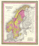 Bản đồ-Na Uy-1850_Mitchell_Map_of_Sweden_and_Norway_-_Geographicus_-_SwedenNorway-m-50.jpg
