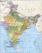 Kort (geografi)-Indien-india-map.jpg