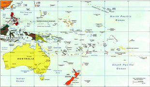 Kaart (cartografie)-Oceanië-oceania-political-map-1.gif