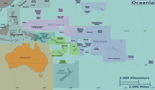 Kaart (cartografie)-Oceanië-Oceania_regions_map.png
