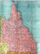Karte (Kartografie)-Queensland-queensland1916map.jpg