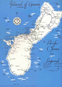 Kaart (cartografie)-Guam-detailed_old_road_map_of_guam_1950.jpg