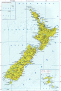 Kaart (cartografie)-Nieuw-Zeeland-large_detailed_political_map_of_new_zealand_with_roads_and_cities_in_russian_for_free.jpg