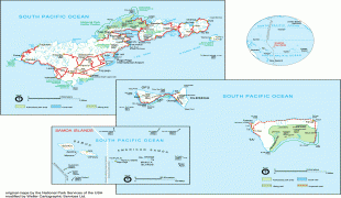 Kaart (kartograafia)-Okeaania-large_detailed_political_map_of_american_samoa_with_cities_and_roads_for_free.jpg
