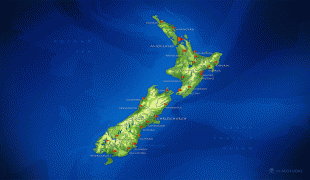 Kaart (cartografie)-Nieuw-Zeeland-New_Zealand_Map_by_vladstudio.jpg