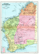 Karte (Kartografie)-Western Australia-Western-Australia-1936.jpg