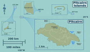 Kaart (cartografie)-Pitcairneilanden-Pitcairn_Islands_map.png
