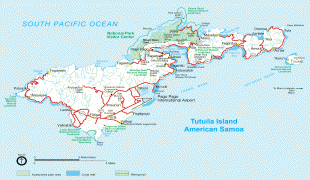 Kaart (cartografie)-Amerikaans-Samoa-MapOfTutuila-American-Samoa.gif