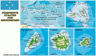 Kaart (cartografie)-Micronesia-large_detailed_physical_map_of_micronesia_with_roads_cities_and_airports_for_free.jpg
