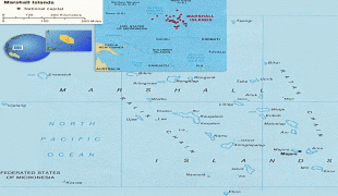 Kaart (cartografie)-Marshalleilanden-detailed_political_map_of_marshall_islands.jpg