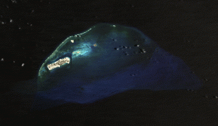 Kaart (cartografie)-Kleine afgelegen eilanden van de Verenigde Staten-Johnston_Atoll_2009-03-17,_EO-1_bands_5-4-3-1,_15m_resolution.png