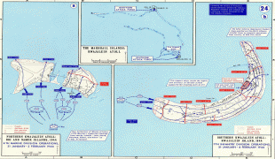 Kaart (cartografie)-Marshalleilanden-kwajalein_1944.jpg