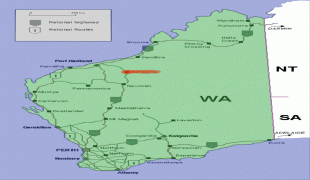 Karte (Kartografie)-Western Australia-Nullagine_location_map_in_Western_Australia.PNG